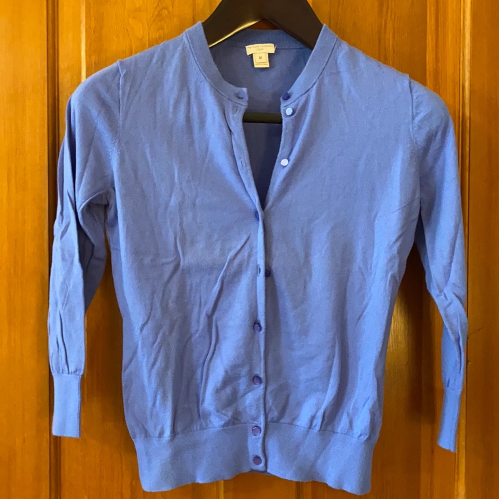 Blue J. Crew cardigan